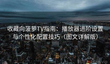 收藏向菠萝TV指南：播放器进阶设置与个性化配置技巧（图文详解版）