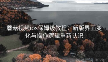 蘑菇视频ios保姆级教程：新版界面变化与操作逻辑重新认识