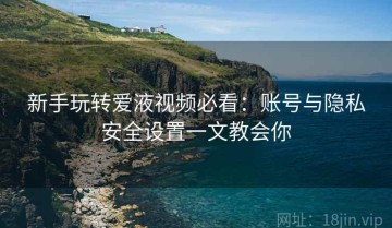 新手玩转爱液视频必看：账号与隐私安全设置一文教会你