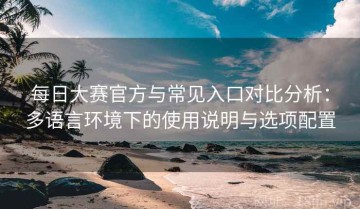 每日大赛官方与常见入口对比分析：多语言环境下的使用说明与选项配置