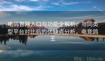 电鸽官网入口与功能全解析：与同类型平台对比后的优缺点分析，电竞鸽王