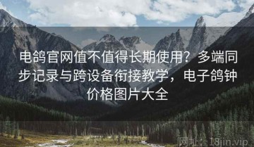 电鸽官网值不值得长期使用？多端同步记录与跨设备衔接教学，电子鸽钟价格图片大全