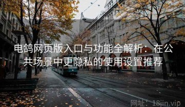 电鸽网页版入口与功能全解析：在公共场景中更隐私的使用设置推荐