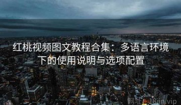 红桃视频图文教程合集：多语言环境下的使用说明与选项配置