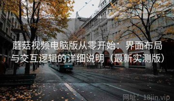 蘑菇视频电脑版从零开始：界面布局与交互逻辑的详细说明（最新实测版）