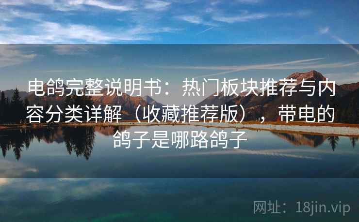 电鸽完整说明书:热门板块推荐与内容分类详解(收藏推荐版),带电的鸽子是哪路鸽子 电鸽完整说明书:热门板块推荐与内容分类详解(收藏推荐版),带电的鸽子是哪路鸽子