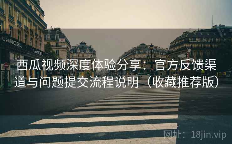 西瓜视频深度体验分享：官方反馈渠道与问题提交流程说明（收藏推荐版）