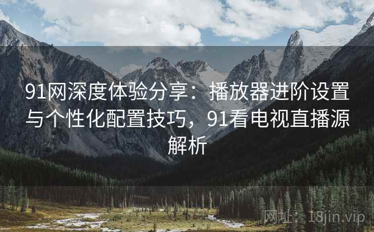 91网深度体验分享:播放器进阶设置与个性化配置技巧,91看电视直播源解析 91网深度体验分享:播放器进阶设置与个性化配置技巧,91看电视直播源解析