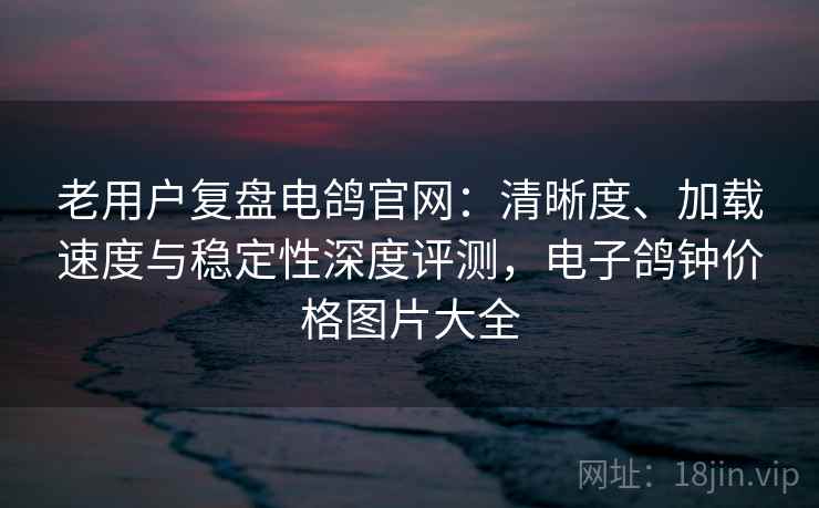 老用户复盘电鸽官网:清晰度、加载速度与稳定性深度评测,电子鸽钟价格图片大全 老用户复盘电鸽官网:清晰度、加载速度与稳定性深度评测,电子鸽钟价格图片大全