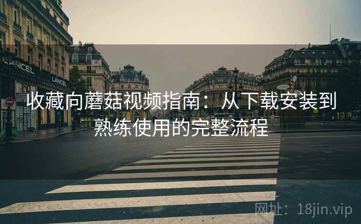 收藏向蘑菇视频指南:从下载安装到熟练使用的完整流程 收藏向蘑菇视频指南:从下载安装到熟练使用的完整流程